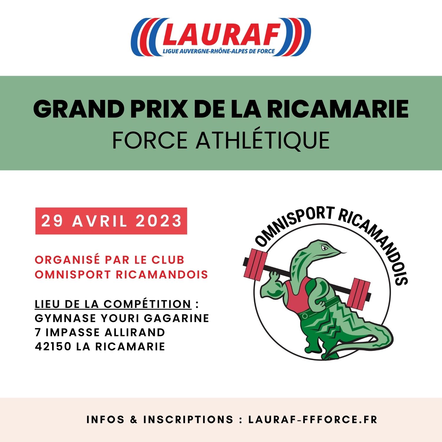 GRAND PRIX DE LA RICAMARIE FA 2023